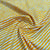 White & Yellow Lehriya Print Cotton Fabric - TradeUNO