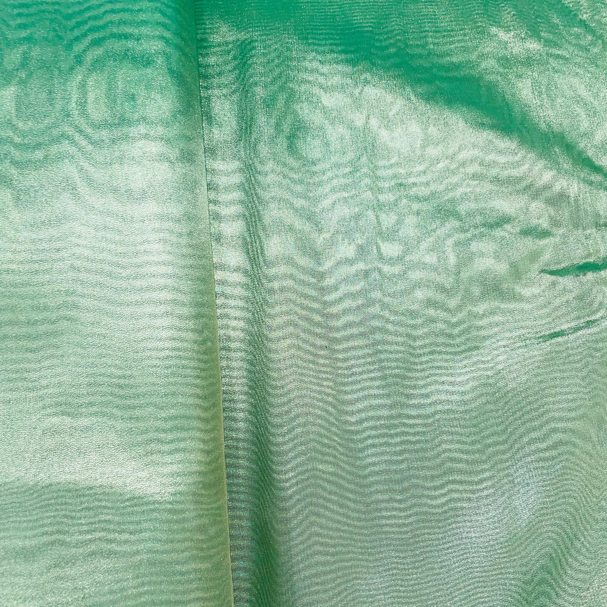 Dark Green Solid Tissue Fabric