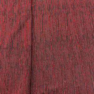 Maroon Shimmer Pleated Knitted Lycra Fabric