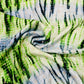 Green & Blue Shibhori Print Russian Jacquard Fabric