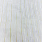 Exclusive Cream & Golden Stripe With Lurex Silk Tissue Fabric