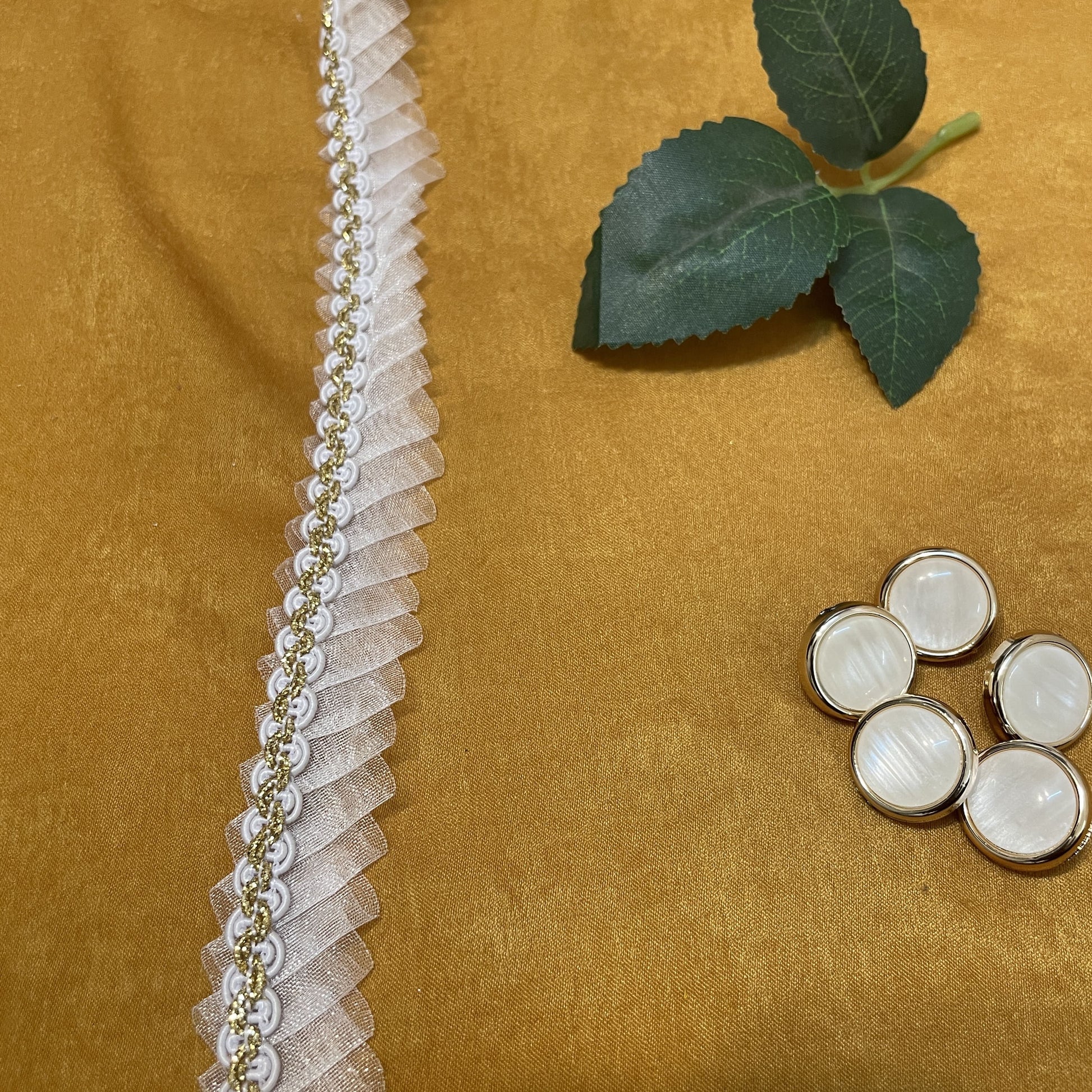 White Georgette Lace