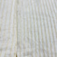 Exclusive Cream & Golden Stripe With Lurex Silk Tissue Fabric