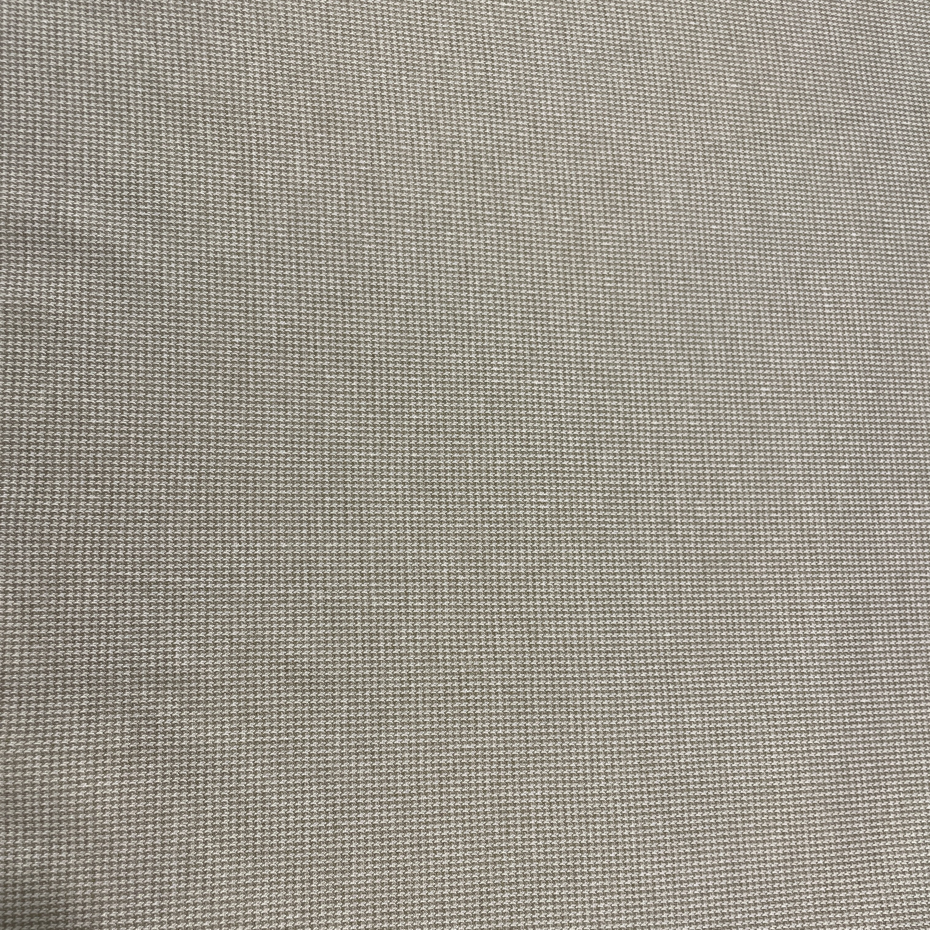 Checkered Beige Woollen Fabric