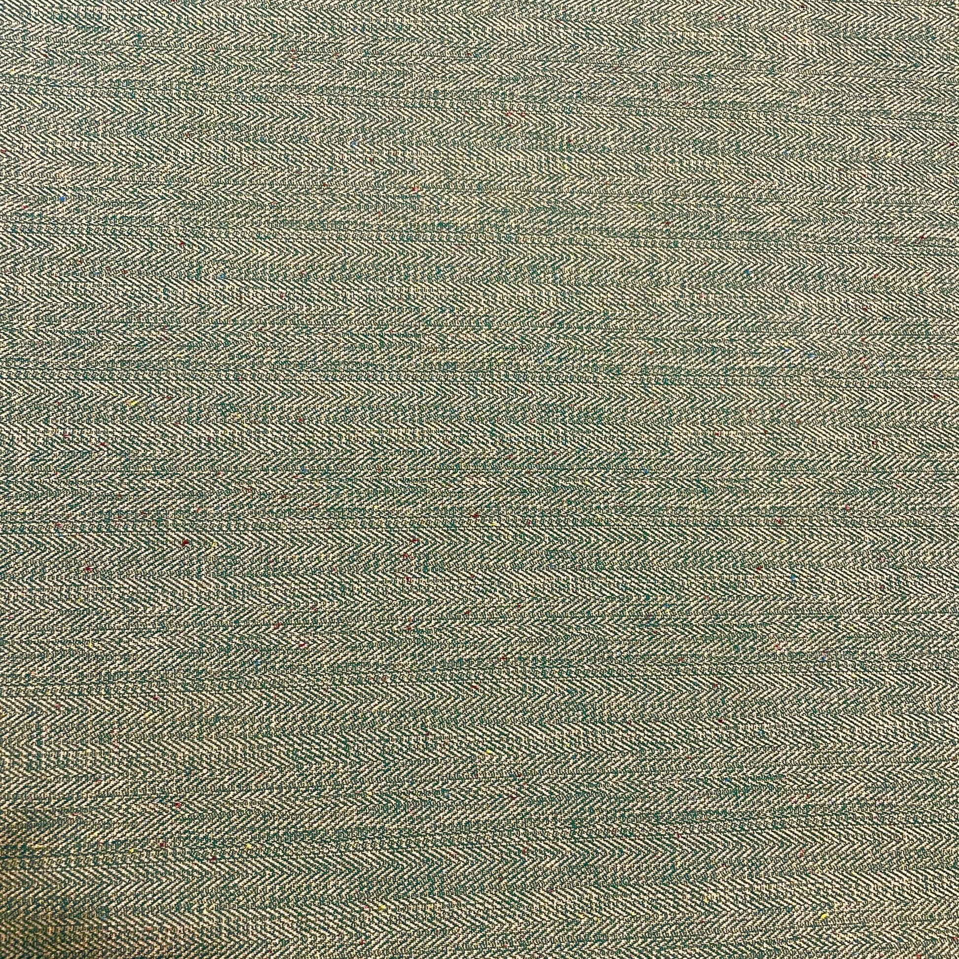 Green Color Stripe Suiting Fabric Woollen Suiting Fabric