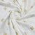 Exclusive White Floral Dyeable Silk Jacquard Fabric