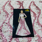 White & Pink Lace Embroidery Sequence Net Fabric - TradeUNO