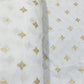 Exclusive White Floral Dyeable Silk Jacquard Fabric