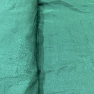 Premium Forest Green Solid Bemberg Silk Fabric