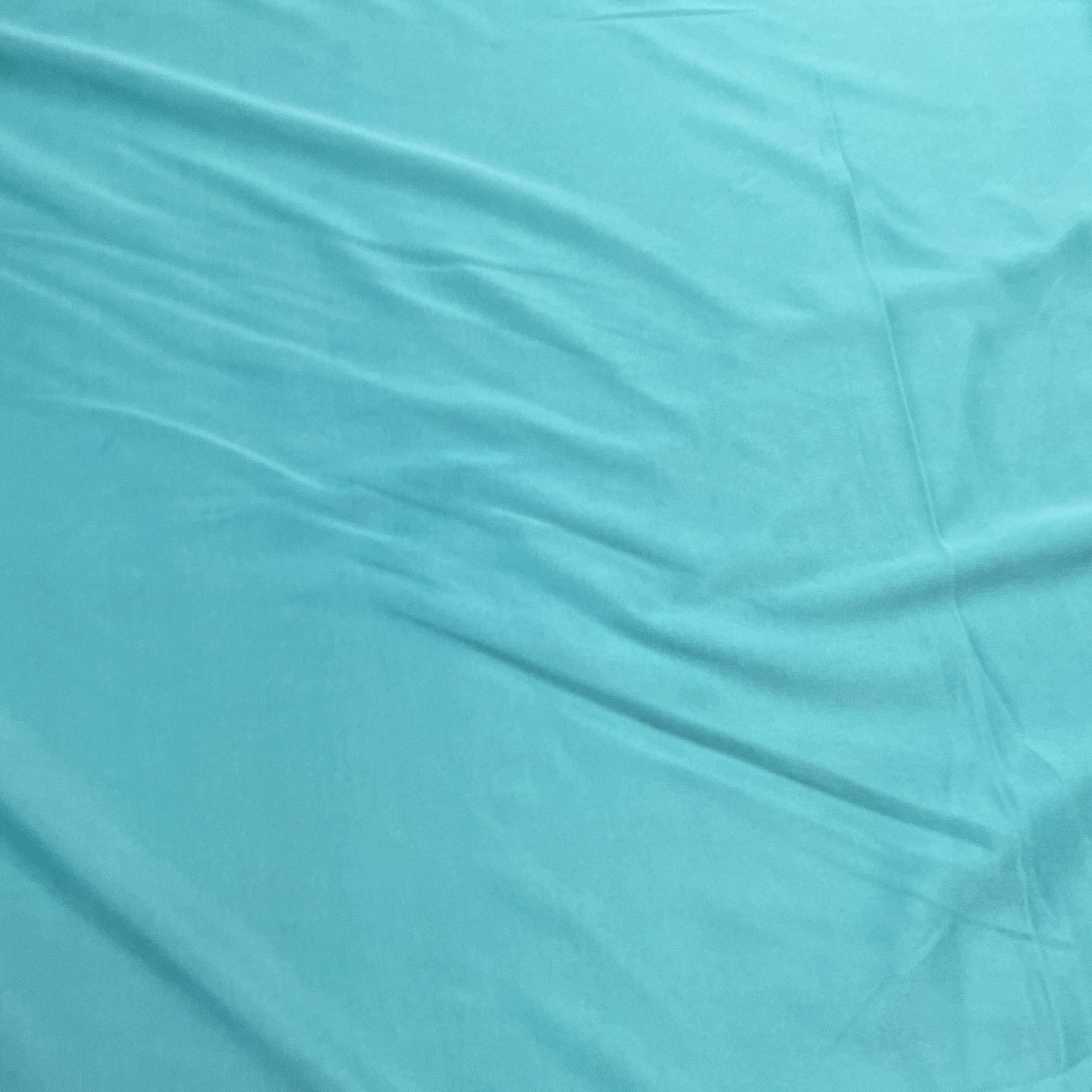 Turqousie Green Solid Lycra Dyed Fabric