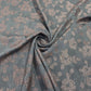 Exclusive Cadet Blue Floral Brocade Jacquard Fabric