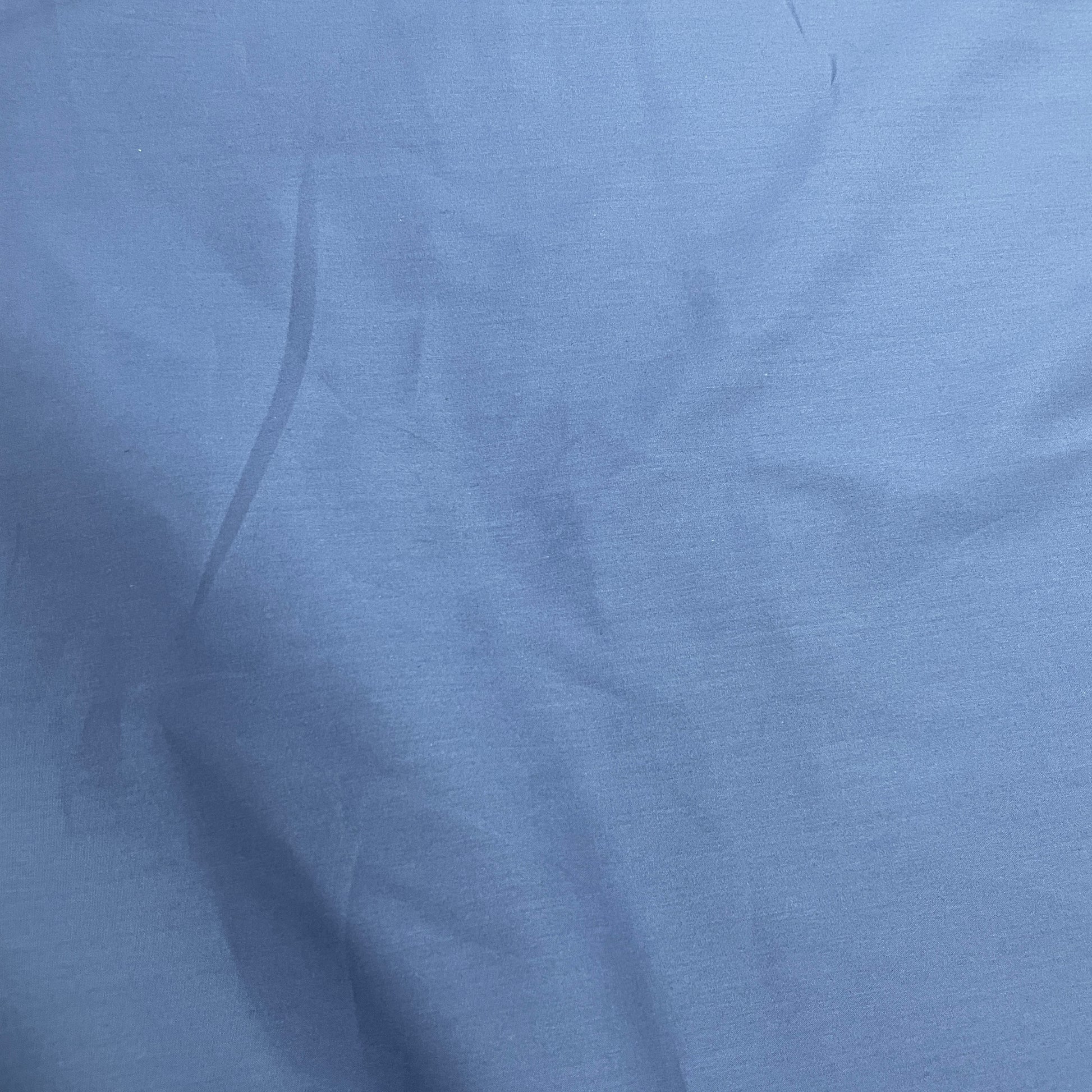 Exclusive Blue Solid Poplin Lycra Fabric