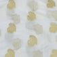 Classic White Golden Floral Chanderi Fabric   