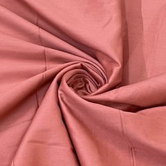 classic peach pink solid cotton satin