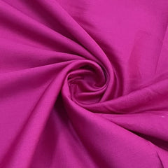 classic magenta pink solid cotton satin fabric