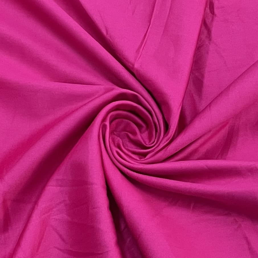 classic hot pink solid cotton satin