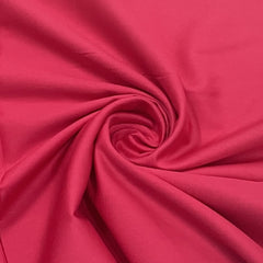 classic coral pink solid cotton satin