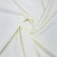 Exclusive Ivory Solid Malai Crepe Fabric