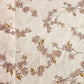 Pink Floral Foil Mulmul Fabric - TradeUNO