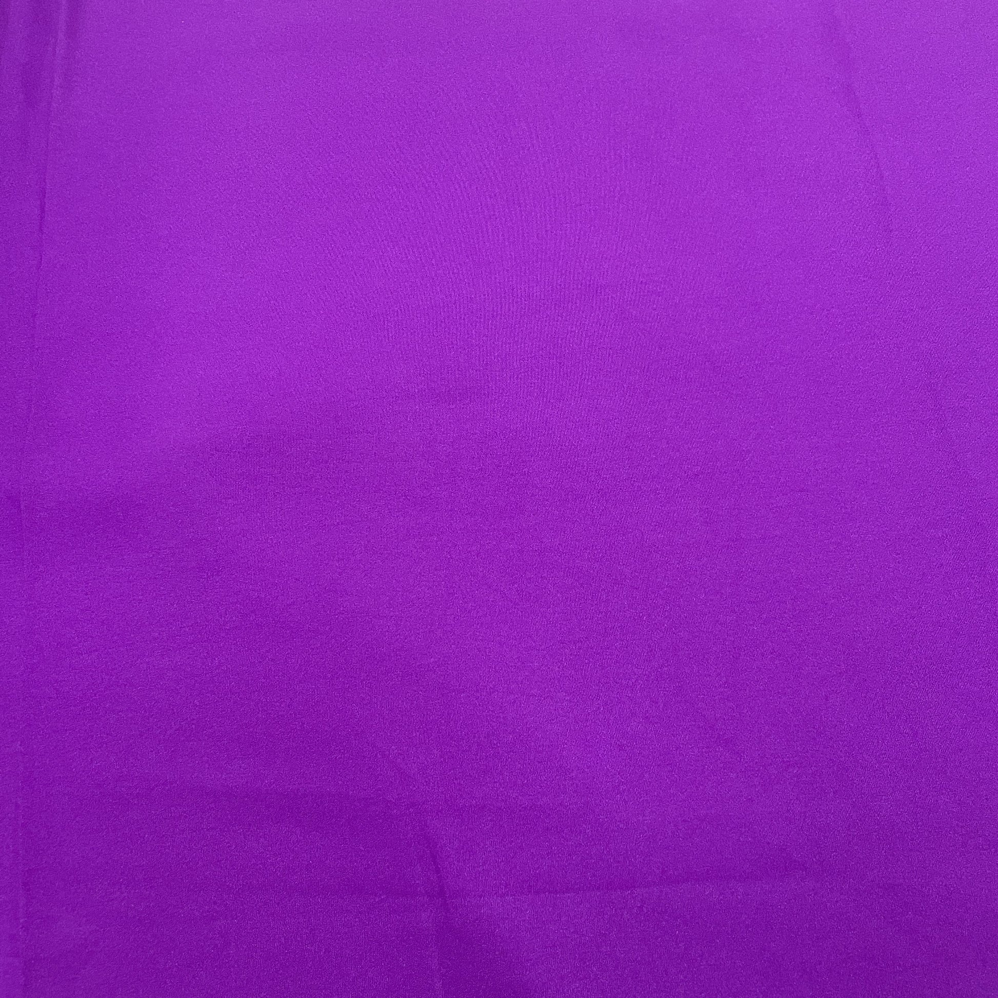Exclusive Plum Purple Solid Malai Crepe Fabric
