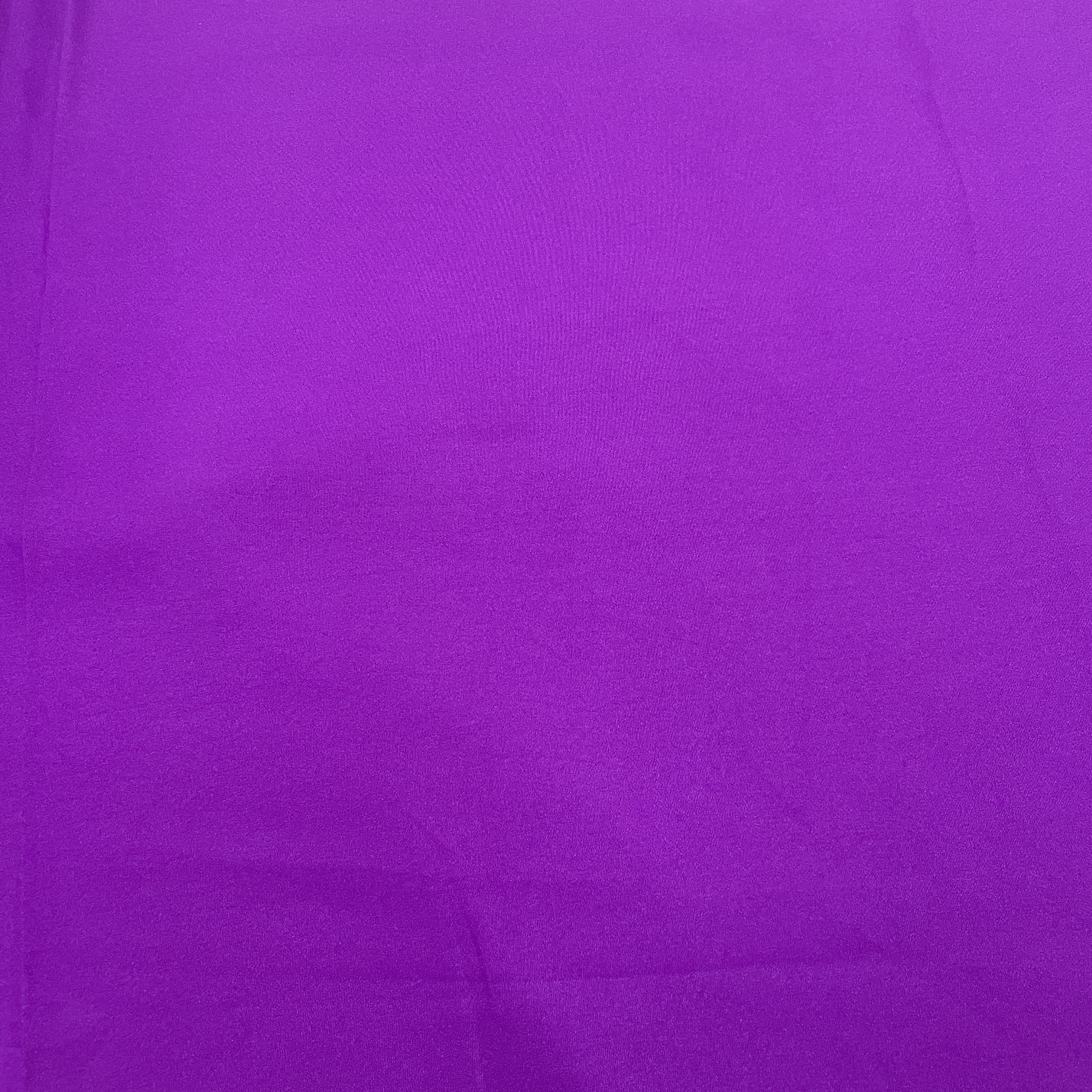 Exclusive Plum Purple Solid Malai Crepe Fabric