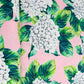 Pink & White Floral Print Cotton Satin Fabric - TradeUNO
