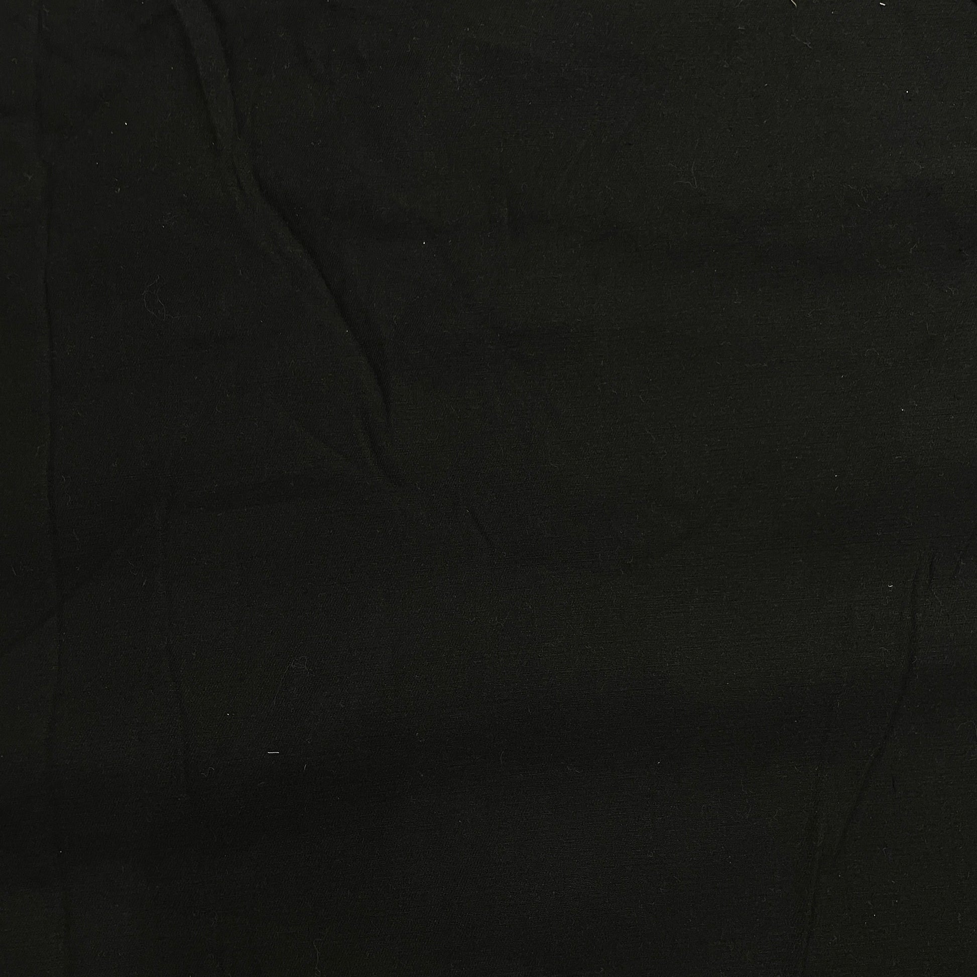 Black Solid Twill Fabric - TradeUNO
