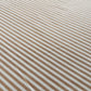 Premium Prach Pink White Stripes Print Poplin Lycra Fabric