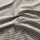 Premium Grey White Stripes Print Poplin Lycra Fabric
