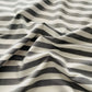 Premium Grey Stripes Print Poplin Lycra Fabric