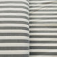 Premium Grey Stripes Print Poplin Lycra Fabric