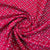 Exclusive Hot Pink Mirror Work Sequence Embroidery Chinnon Fabric