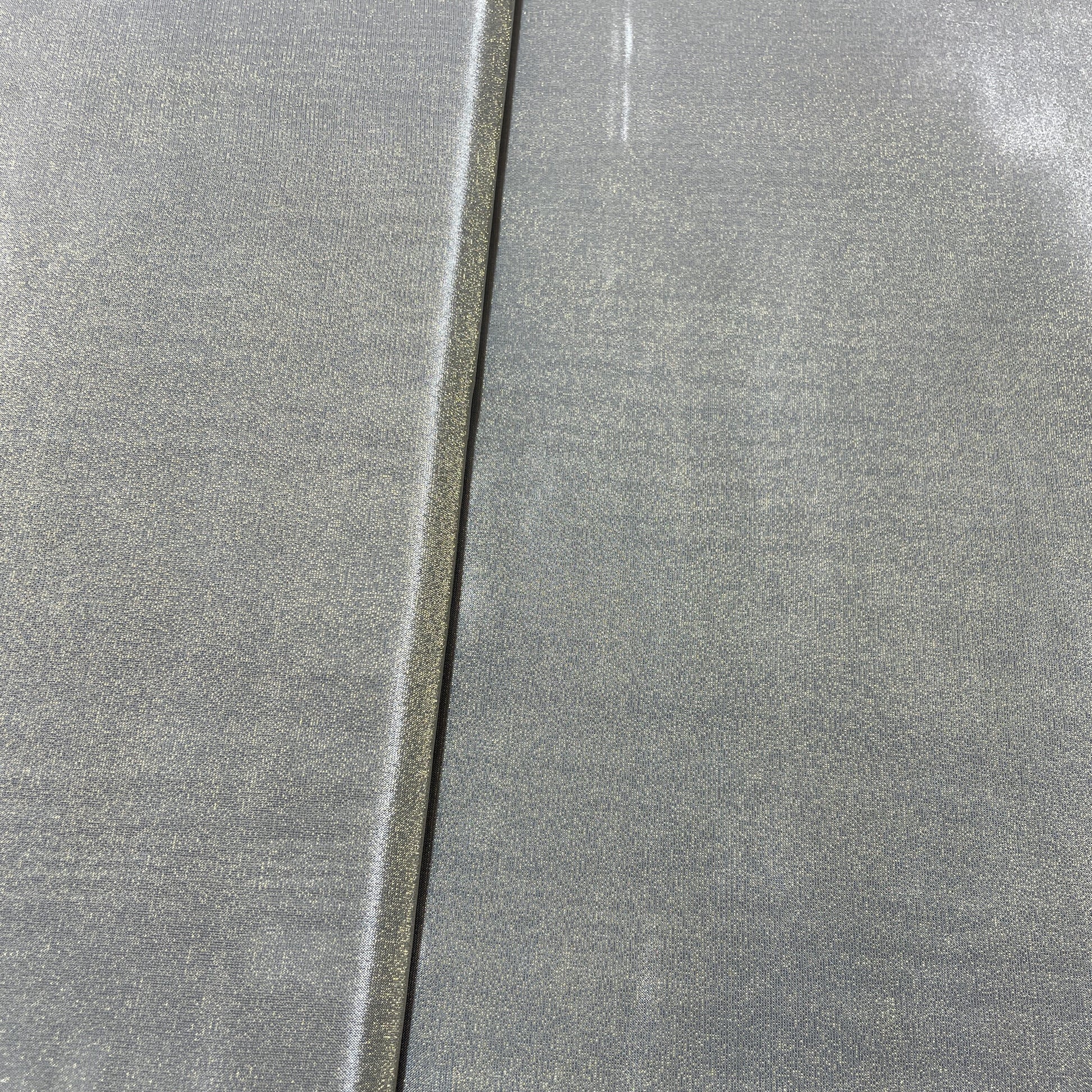Premium Steel Grey Solid Viscose Tissue Fabric