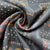 Dark Blue Multicolor Abstract Print Bemberg Gajji Silk Fabric 15569