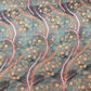 Olive Green Batik Print Modal Satin Fabric 20840