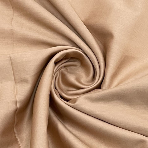 classic coral peach solid cotton satin