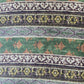 Green Stripes Floral Print Bemberg Gajji Silk Fabric 15581
