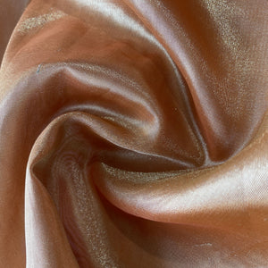 Orange Solid Plain Tissue Fabric 19675