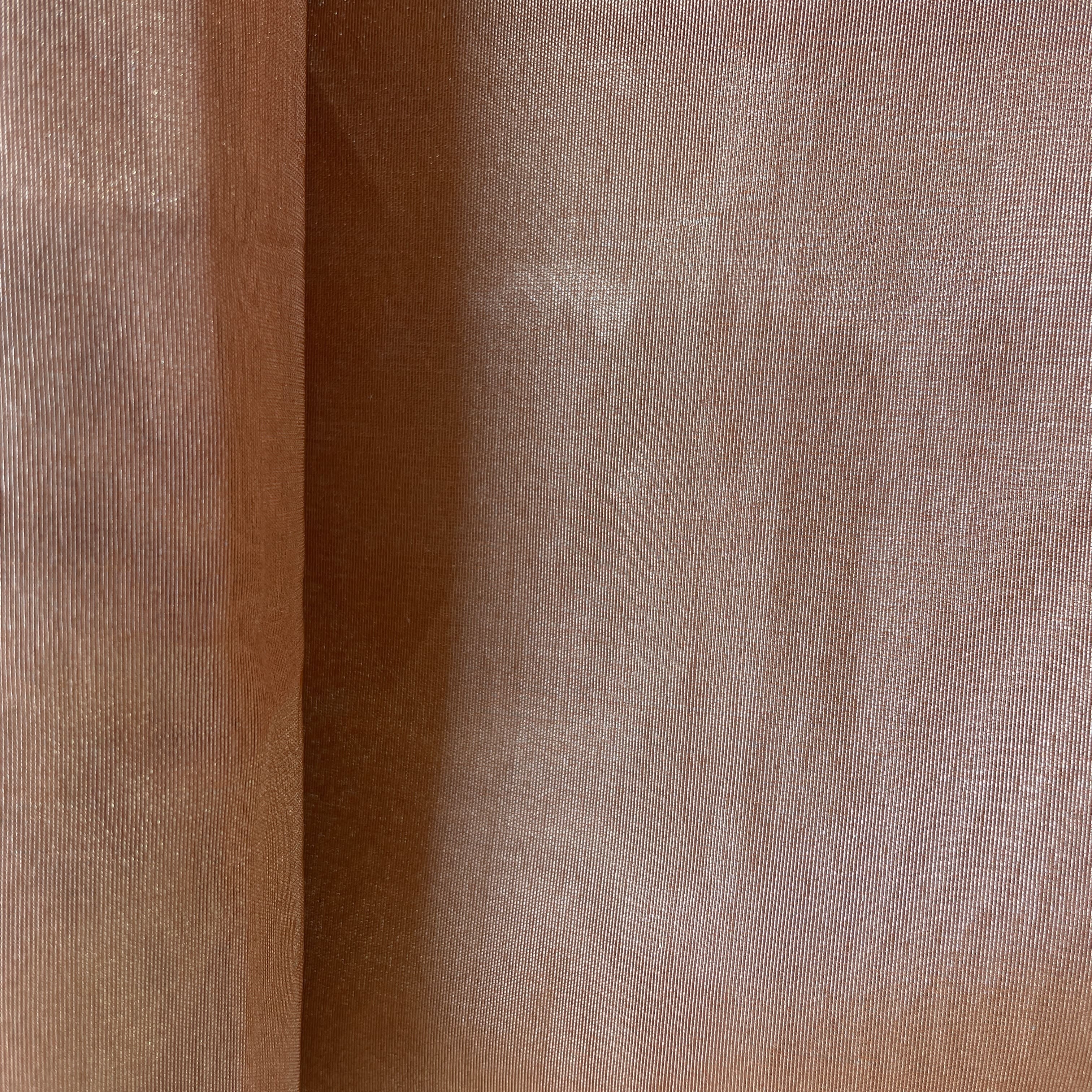 Dark Orange Solid Plain Tissue Fabric 19670