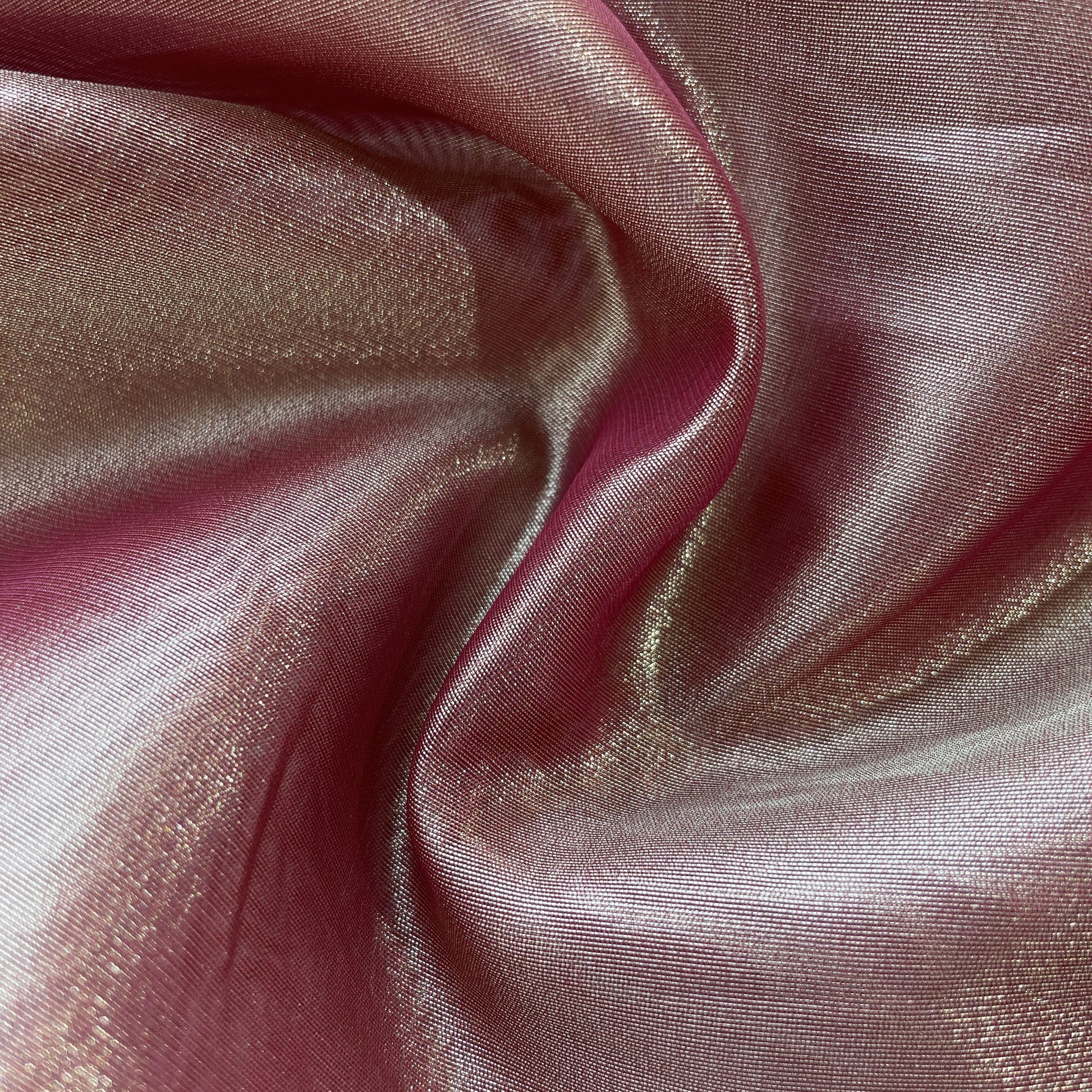 Blush Pink Solid Plain Tissue Fabric 19676