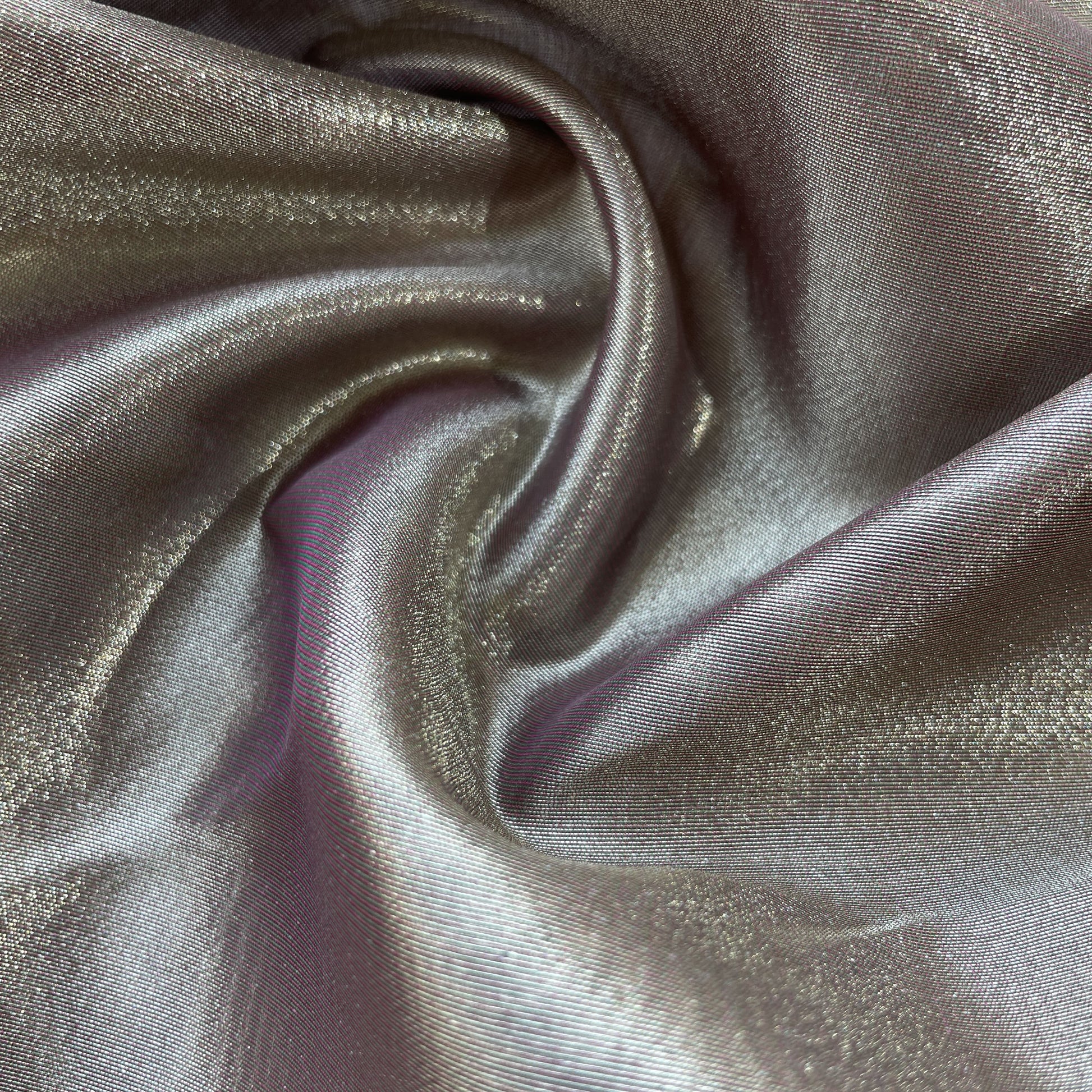 Grey Solid Plain Tissue Fabric 19677