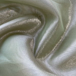 Mint Green Solid Plain Tissue Fabric 19678