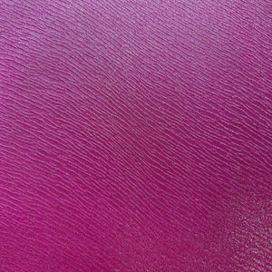 Magenta Pink Solid Silver Shimmer Geogrette Satin Fabric 11434