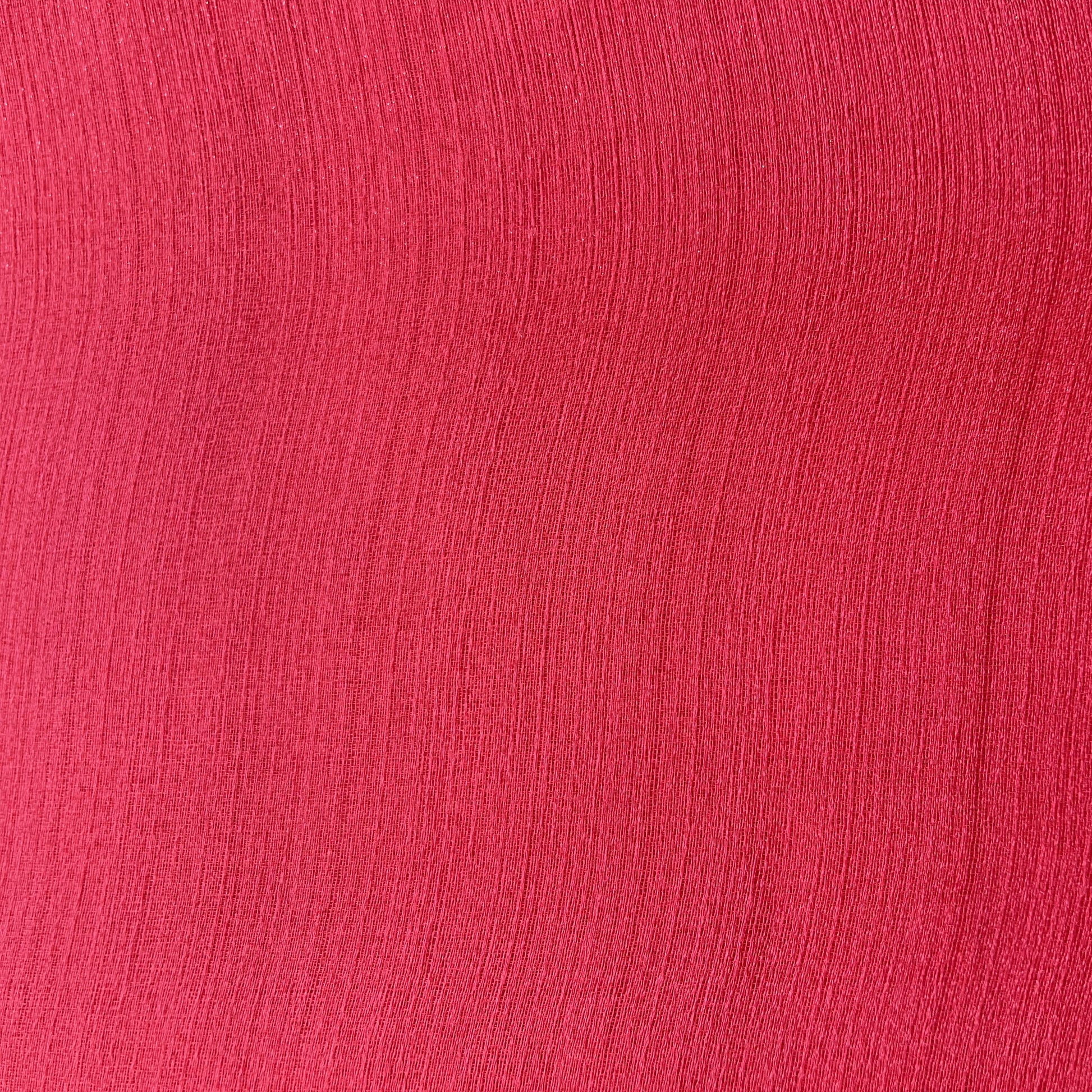 Rose Red Solid Tissue Fabric 7804