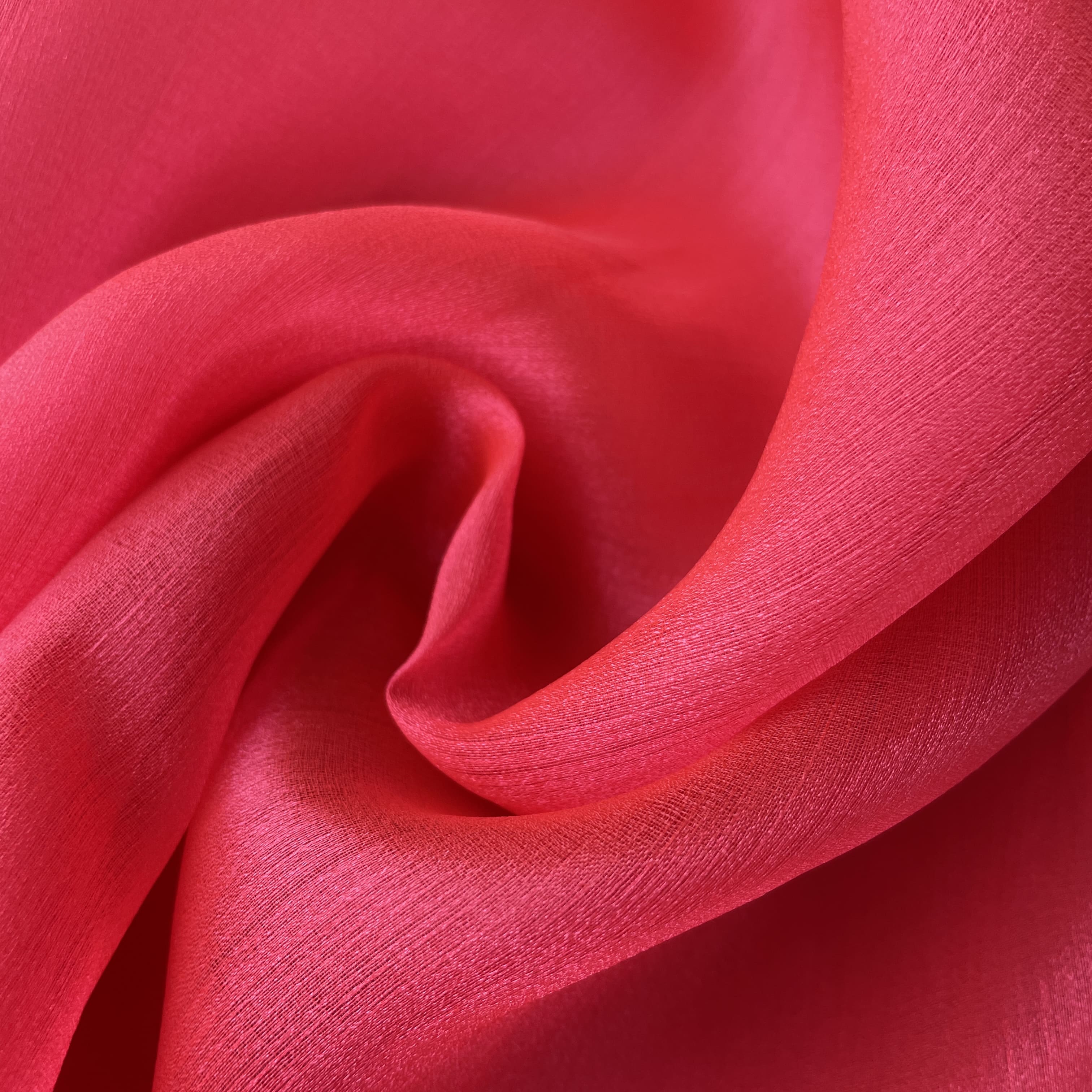 Rose Red Solid Tissue Fabric 7804