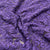 Premium Purple Floral Embroidery Net Fabric