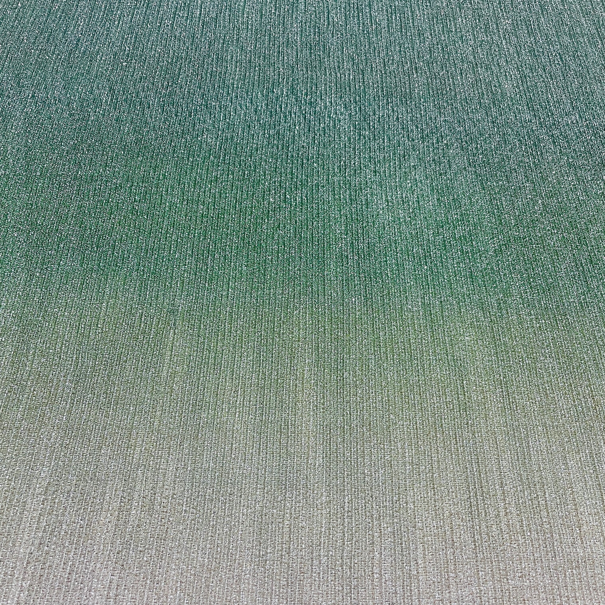 Dark Green & Grey Ombre Shimmer Knitted Lycra Fabric - TradeUNO
