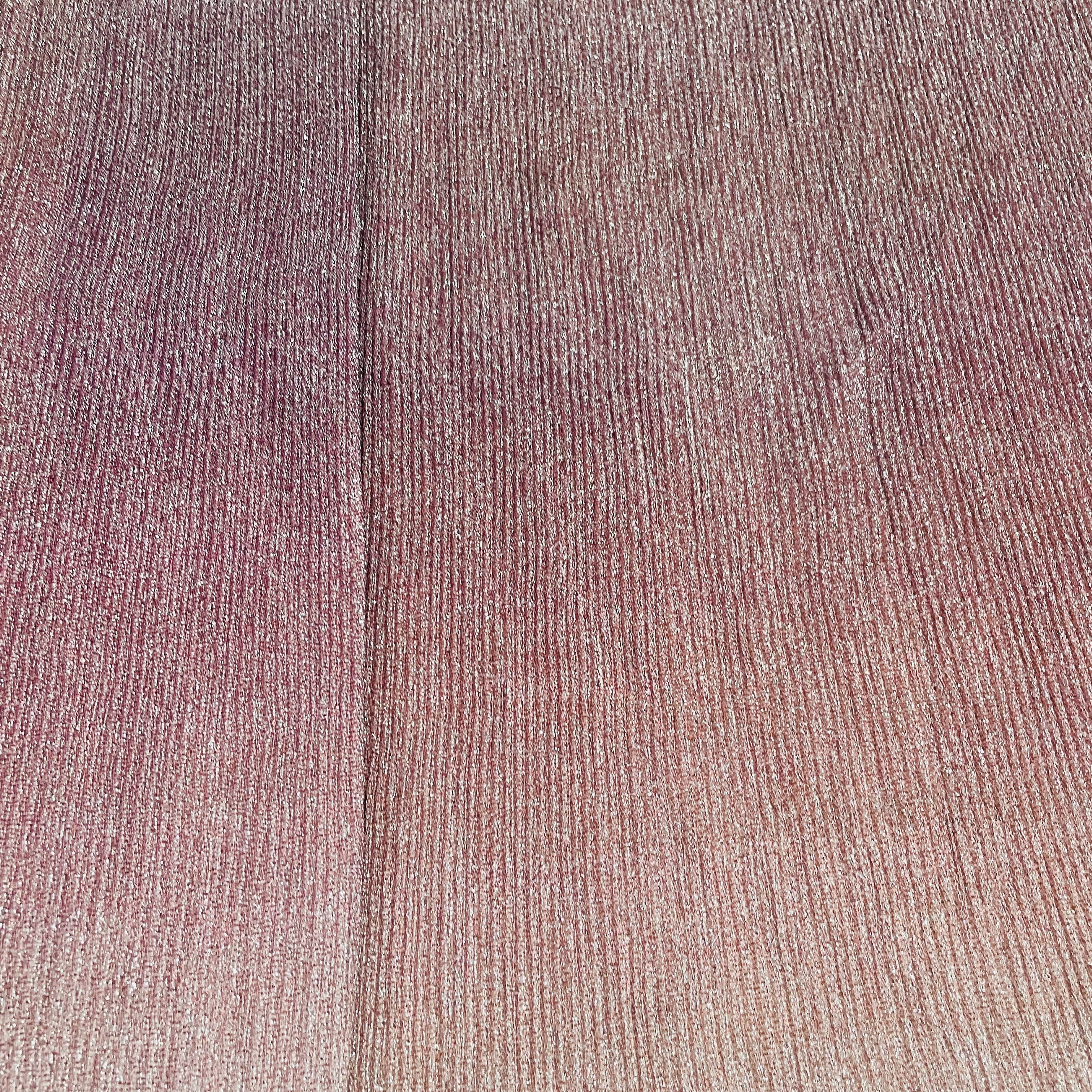 Light Purple & Grey Ombre Shimmer Knitted Lycra Fabric - TradeUNO