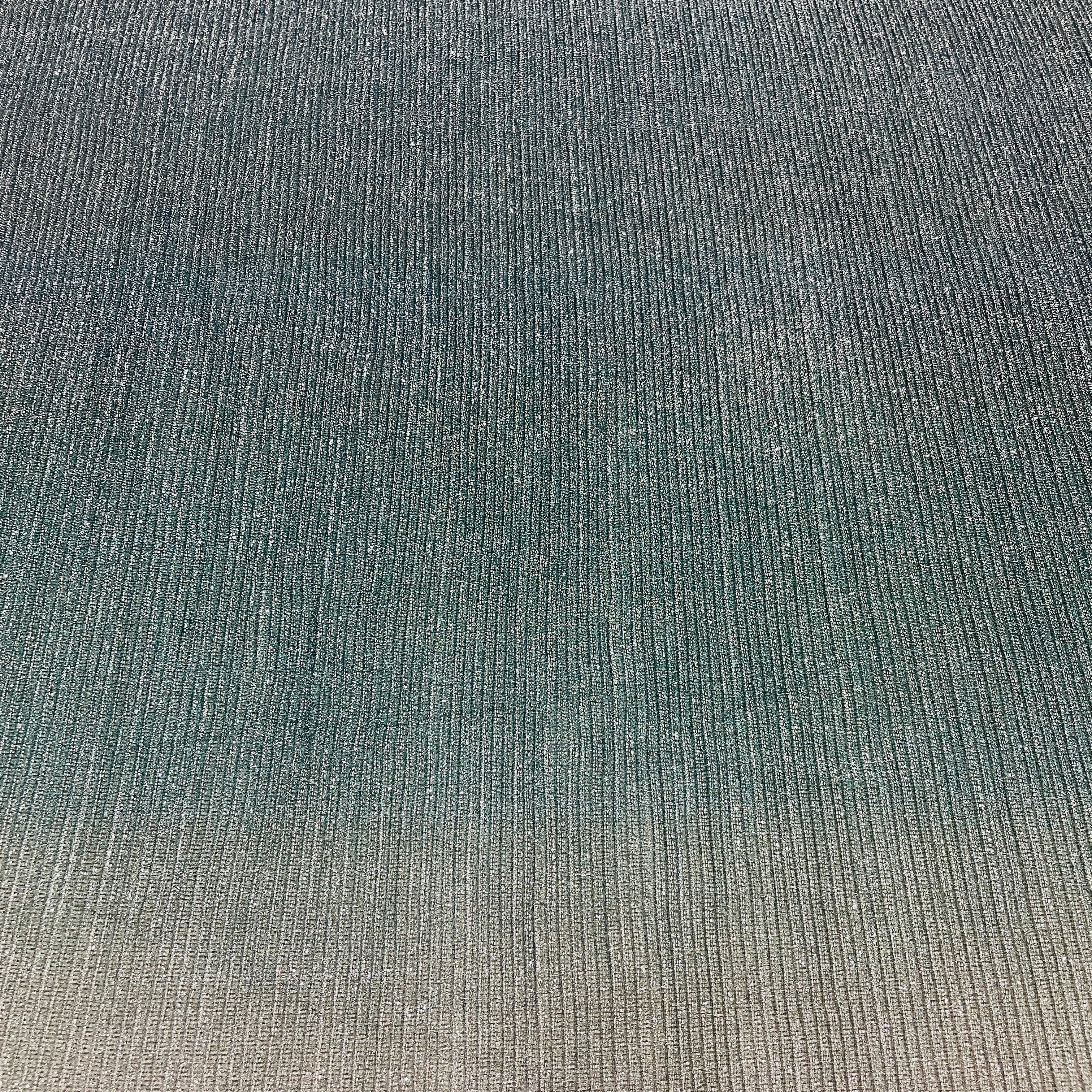 Embreld Green & Grey Ombre Shimmer Knitted Lycra Fabric - TradeUNO
