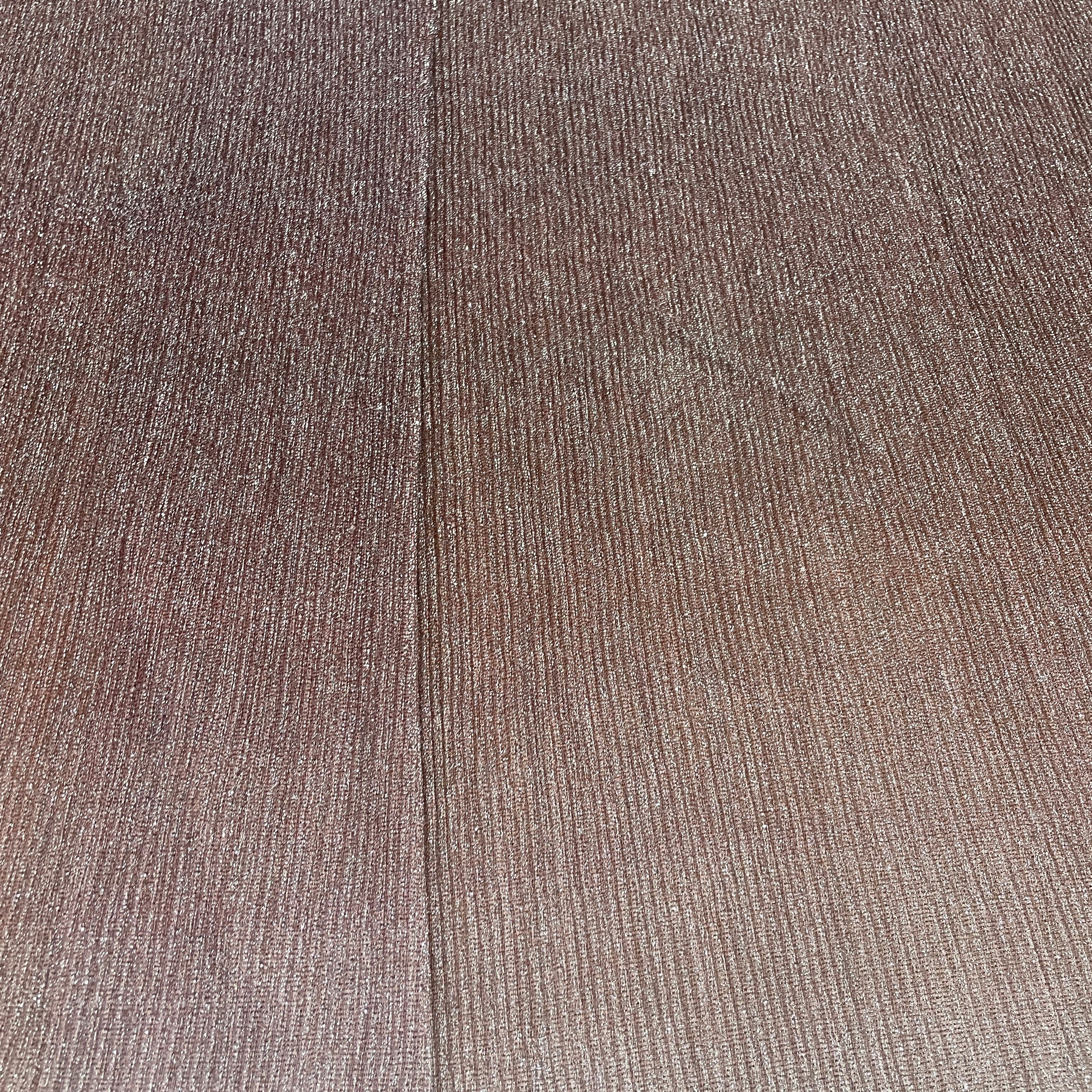 Brown & Grey Ombre Shimmer Knitted Lycra Fabric - TradeUNO